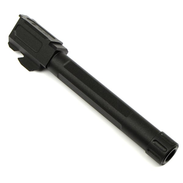 5KU マルイ グロック17 3rd用 14mm逆ネジ対応 FI スレッディド アウターバレル ブラック