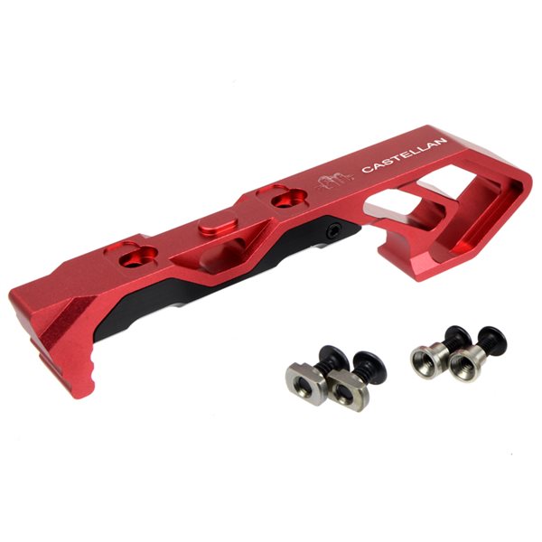 乐天商城 - AR 10/15 mod フォアグリップ KeyMod、M-LOK 両対応タイプ レッド