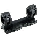 American Defense タイプ 25mm/30mm 径 QD ワンピース スコープマウント BK