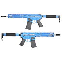 APS/EMG F1 Firearms SBR 3G Skeletonized Tron Stock ver 電動ガン ブルー(3)