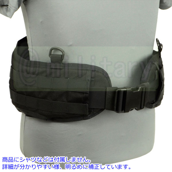 FLYYE Heavy Duty BLS Belt D Ring BK サバゲー,サバイバルゲーム,ミリタリー