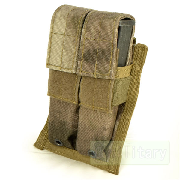 FLYYE MOLLE Double 9mm Mag Pouch A-TACS　サバゲー,サバイバルゲーム,ミリタリー