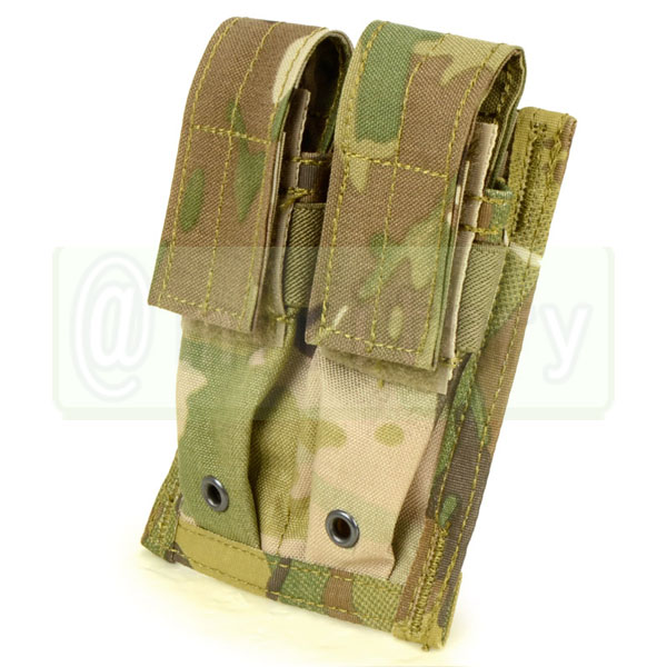 FLYYE MOLLE Double 9mm Mag Pouch MC[500D]　サバゲー,サバイバルゲーム,ミリタリー