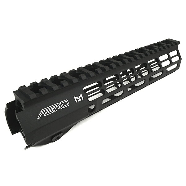 SAMURAIのIRON AIRSOFT AEROタイプ AR15 ATLAS R-ONE M-LOKハンドガード (PTW/GBB M4シリーズ用) 9.3インチ [2202Q]｜アングル2