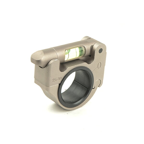 SAMURAIのSOTAC スイングアウト水平器付き スコープマウントリング 1インチ/30mm チューブ 対応 デザートカラー｜アングル2
