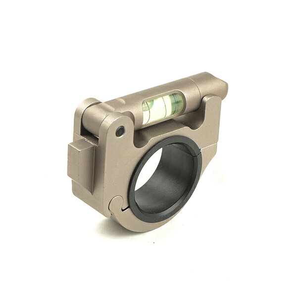 SAMURAIのSOTAC スイングアウト水平器付き スコープマウントリング 1インチ/30mm チューブ 対応 デザートカラー｜アングル3