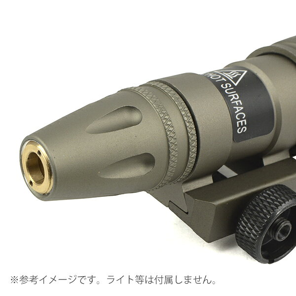 SAMURAIのSOTAC Z-BOLT タイプ フラッシュライト テールキャップ クレーンプラグ用 デザートカラー｜アングル3