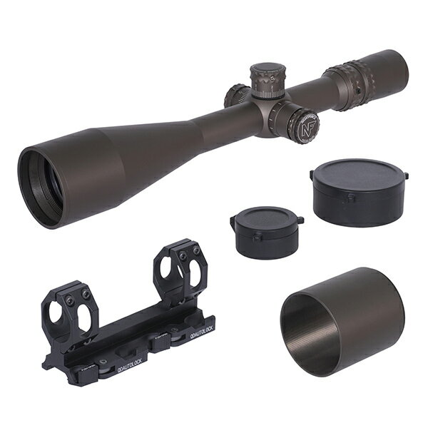 ARROW OPTICS NIGHTFORCE NXS 5.5-22X56 タイプ FFP MIL-R ライフルスコープ マウントセット デザート..