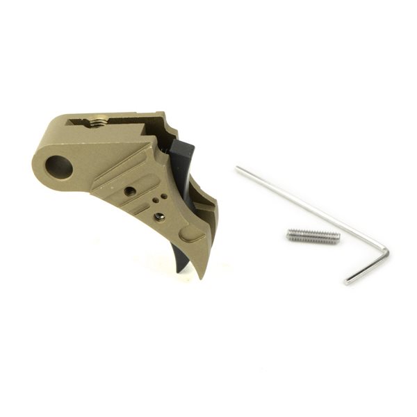 楽天SAMURAI5KU SSVi タイプ TYR スタイル CNC アジャスタブルトリガー マルイ / WE GBB グロック用 デザートカラー