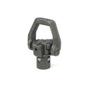 アメリカ実銃パーツメーカー STRIKE INDUSTRIES(ストライクインダストリース)社の ライフルスリング用のスリングアタッチメント Quick Detach Sling Loop Microを再現した商品です。 実物は、STRIKE INDUSTRIES社の画期的なアイデアを 取り入れて制作されたQDスリングアタッチメントとなります。 スイベル側面のside to side(左右の絞り込み式)着脱メカニズムにより、 従来のQDスリングスイベルにくらべ、片手でも確実で素早い着脱が行えるデザインとなっており、 スリングループ部分は、接続したスリングがループの内側で偏りったり、挟んだり、噛みこむなどのトラブルを最小限に抑え、 機能性、耐久性が高くあらゆる戦術的状況下で最大限の機動性と快適さを与えてくれるスリングループとなっています。 本商品は、パラコードや細いベルトを使って固定するスリングに対応したコンパクトなデザインのスリングループとなり、 取り付け方法も実物と同様の方法で機能するアタッチメントとなります。 材質：スチールなど ※ロックボール位置が1mm前後の浅いQDスイベルホールに対応します。 　1mm以上の深いQDスイベルホールには対応しない場合がありますのでご注意ください。 ※デザインや仕様等はメーカー都合により予告なく変更される場合がございます。 　予めご了承くださいませ。 ※対応する製品であってもメーカーや個体差等により 　取り付けには加工・調整が必要になる場合がございます。