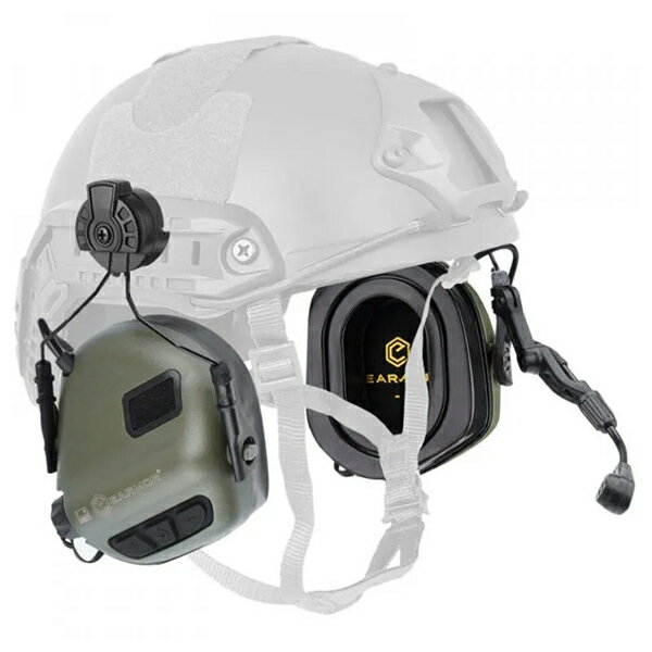 OPSMEN EARMOR M32H PLUS Tactical Headset 無線通信用電子イヤーマフ ヘルメットマウントタイプ フォリッジグリーン サバゲー,サバイバルゲーム,ミリタリー