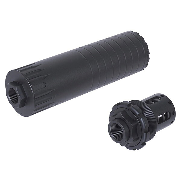 SAMURAIのRGW YHMタイプ R9 ダミーサプレッサー 14mm 逆ネジ｜アングル2