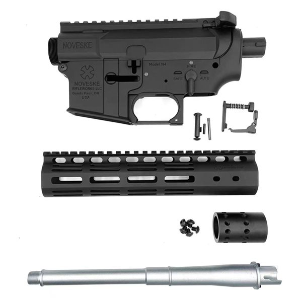 E C NOVESKE N4 DEVGRU レシーバーキット スタンダード電動ガン M4/M16用 ブラック サバゲー,サバイバルゲーム,ミリタリー