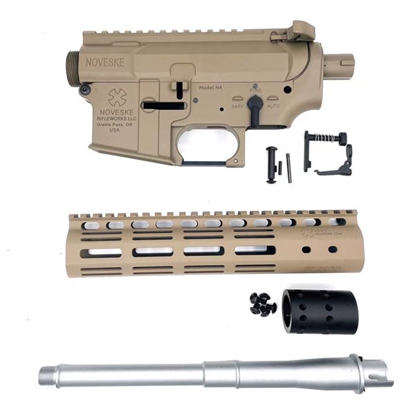 E C NOVESKE N4 DEVGRU レシーバーキット スタンダード電動ガン M4/M16用 デザートカラー サバゲー,サバイバルゲーム,ミリタリー