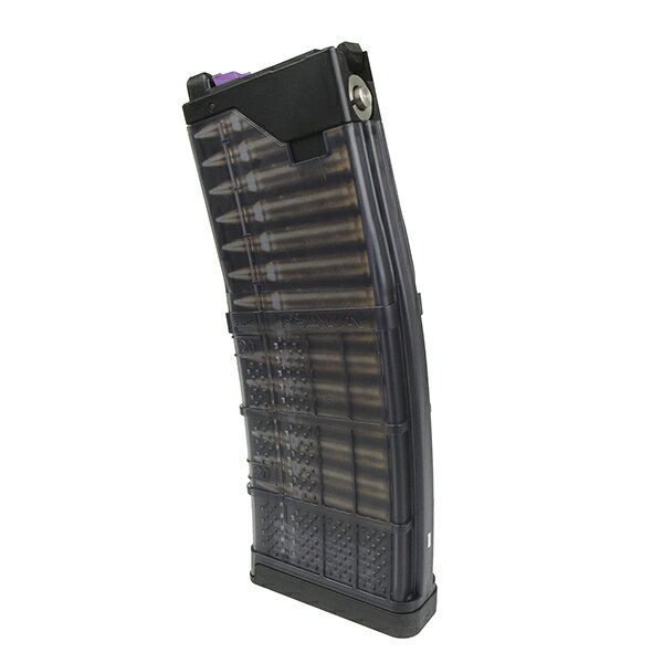 SAMURAIのEMG×T8 SP SYSTEM LANCER L5AWM 5.56mmタイプ マガジン (LANCER Licensed) マルイ M4 MWS ガスブローバック用 ブラック｜アングル2