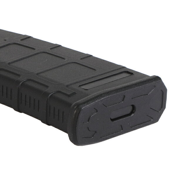 SAMURAIのE&C MA017 HK416/M16/M4 STD電動ガン用 150連 P-MAG タイプ スペアマガジン ブラック｜アングル3