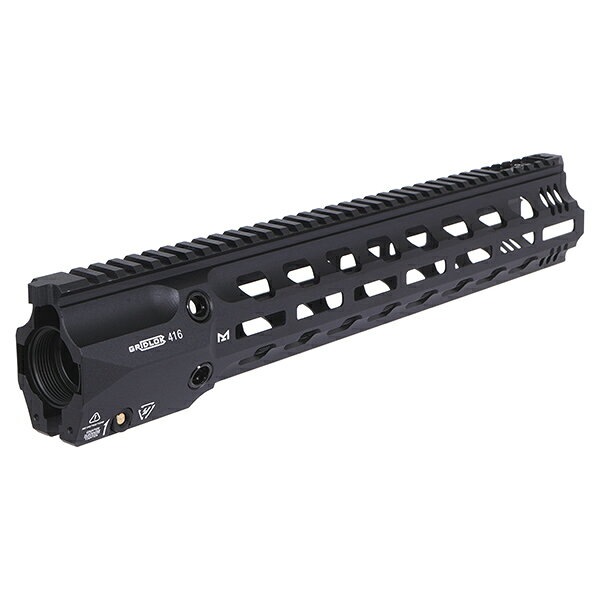 SAMURAIのE&C MP1013 SIタイプ 416 グリッドロック FullDuty M-LOK レールハントガード 14.5インチ｜アングル2