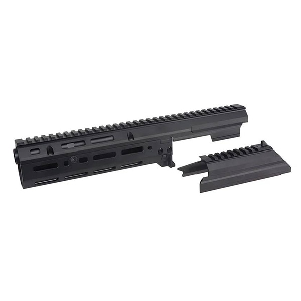 SAMURAIの5KU SAG MK3 タイプ モノシリックハンドガード CYMA STD電動ガン AK105/AKM 用 ブラック｜アングル3