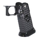 5KU Infinity タイプ CNC アルミニウム グリップ Type9 マルイ ハイキャパ シリーズ用 ブラック