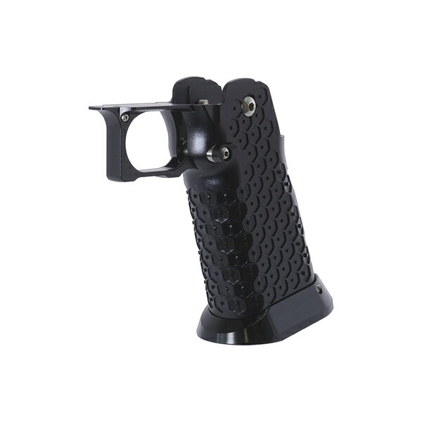 5KU Infinity タイプ CNC アルミニウム グリップ Type12 マルイ ハイキャパ シリーズ用 ブラック