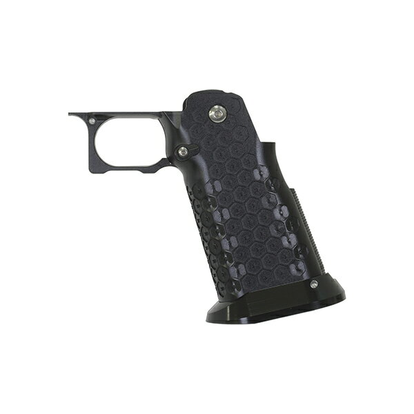 5KU Infinity タイプ CNC アルミニウム グリップ Type12 マルイ ハイキャパ シリーズ用 ブラック