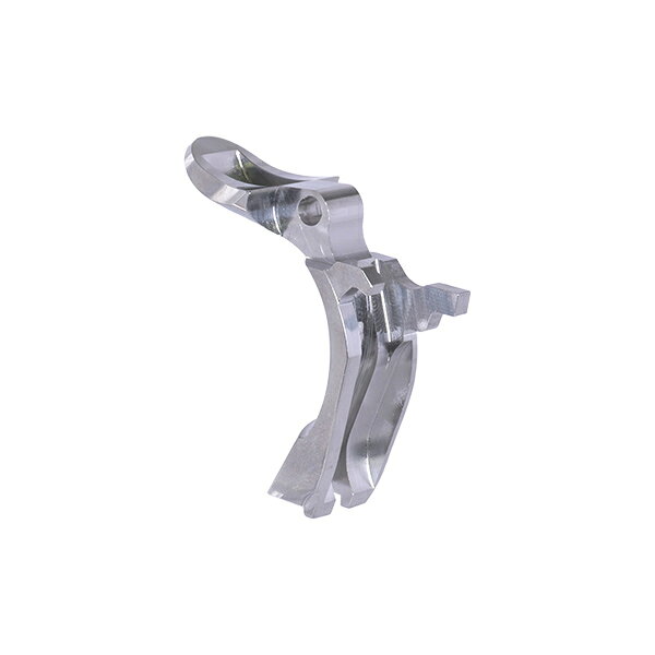 SAMURAIの5KU ステンレススチール グリップセフティ TypeA 東京マルイ ハイキャパ用 シルバー｜アングル2