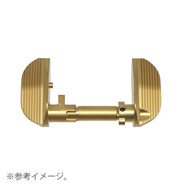 SAMURAIの5KU ステンレススチール ワイドサムセフティ Type B ASG/KJW GBB CZ SHADOW2用 シルバー｜アングル2