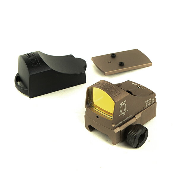 DOCTER タイプ コンパクト ドットサイト グロック用マウント付き デザートカラー