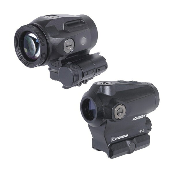SAMURAIのSIG SAUER ROMEO5XDR GEN2 タイプ 1X20ドットサイト ＆ JULIET3 タイプ マグニファイア セット ブラック｜アングル2