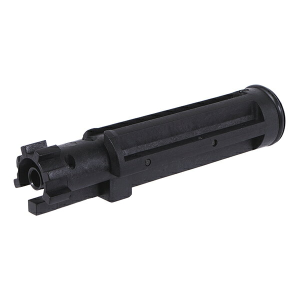 台湾に拠点を構えるR.H.D.(Red Hammer Defense)工房より、 VFC最新のEVO AR GBB SYSTEM を搭載する L403A1(KS-1) GBBのボルトキャリアに対応するコンプリートノズルセットです。 本商品は、VFC最新のEVO AR GBB SYSTEM を搭載する L403A1(KS-1) GBBに対応する樹脂製ローディングノズルに、 ガス流量の調整が行えるフローバルブとFLUX COREノズルリターンスプリングが あらかじめ組み立て済みとなったノズルセットとなります。 対応機種のローディングノズルと置き換えることで利用することが可能です。 FLUX COREノズルリターンスプリングは、 メーカーによる2年間のフィールドテストとデータ収集が費やされ、 「気密性の確保」と「確実かつ安定した給弾」という、 ガスブローバックガンの性能を左右する二大要素を満たすことを目的とし、 「押し引き両用バネ」構造で設計された強化スプリングとなります。 組み込んだ際、ノズルがスプリングの力でやや前進した位置に保持され、 発射直前までノズルがパッキンに押し続けられることで、BB弾を発射する際の気密漏れを最小限に抑えつつ、 作動中のボルトキャリアが前進する際の最終段階で、 ノズルがBB弾をチャンバー内に確実に押し込むのを助け、作動の安定性を高めてくれます。 上級者向け製品となります。 ノズルを含む作動パーツがセットとなり、初速に影響するパーツとなりますので、 適切調整を行ったうえで、初速基準値内にて設定していただきご利用下さい。 (余裕のあるマージンにて初速を設定されてください) 全長：約 95mm 材質：樹脂、スチール、アルミニウム合金等 対応：VFC L403A1(KS-1) ガスブローバック 　　　(※VFC M4/HK416 V2/V3 GBB SYSTEMは除く) ※メーカー都合により、製品仕様などは変更になる場合がございます。 ※取り付けるエアガンの種類や個体差によって、また対応されている場合であっても 　取り付けやご使用には加工・調整作業が必要となる場合がございます。