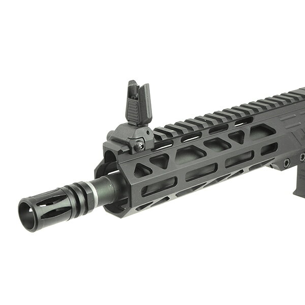 SAMURAIのSpecna Arms SA-E25-2-L EDGE 2.0 Light Ops Stock 電動ガン ブラック｜アングル3