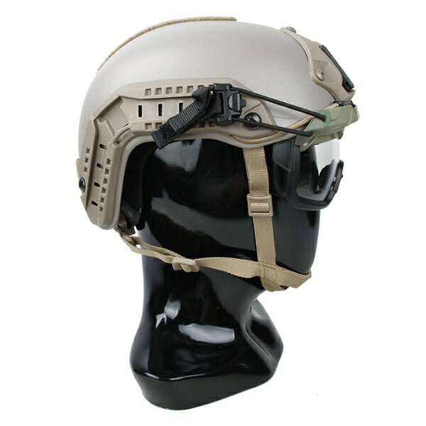SAMURAIのTMC SF QD Goggle ヘルメットレール 取り付け型 ゴーグル マルチカム迷彩｜アングル3