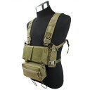 TMC Modular Chest Rig モジュラー チェストリグ セットA カーキ サバゲー,サバイバルゲーム,ミリタリー