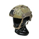 AG style Helmet Cover with Battery case ( Multicam ) Ops-Core Maritime / FAST SFタイプヘルメットに対応するヘルメットカバーです。 ベルクロ装着式となり、ベルクロベースが備わるヘルメットに簡単に取り付けをおこなう事が出来ます。 カバー後部には、ナイトヴィジョン用のカウンターウェイトやバッテリーパック等、 アクセサリー類ょ収納可能な、ユニバーサルポーチが備わっています。 お手持ちのヘルメットのドレスアップや、アクセントにお役立て下さい。 【メーカー情報】 Cordura 500D fabric ※（迷彩柄の商品の場合）迷彩柄の特性上、パターンは個体によって異なります。 ※（参考イメージ等を掲載している場合）アクセサリー類、ヘルメットなどは商品に付属しません。