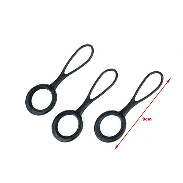 TMC ファスナー OR ジッパープル タブ (3 pcs) ブラック(3)