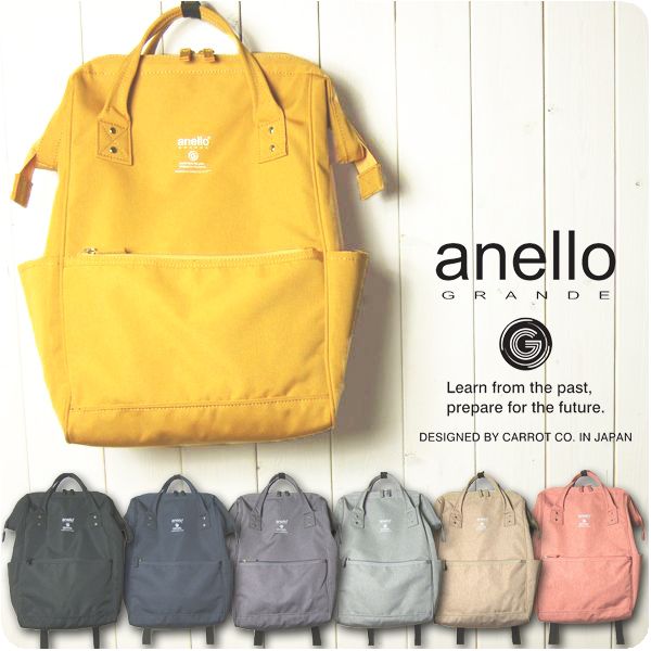 アネロ リュック レディース anello リュック/アネロリュック 正規品/軽量 撥水 杢ポリ 口金リュック/リュック レディース/メンズ リュック