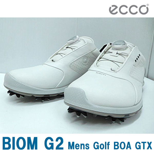ecco GR[ jp Y St V[Y BIOM G2 Mens Golf BOA GTX 130674 WHITE/BLACK (51227) SU071