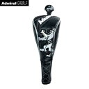 Admiral アドミラル ゴルフ ヘッドカバー ユーティリティー用スポーツモデル 番手:3.4.5.X ADMG1BH6 ブラック AC1413