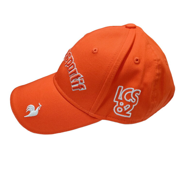 ゴルフウェア レディースキャップ 帽子 le coq sportif golf ルコック QGCXJC00 OR00 オレンジ F(55-57)CAP757