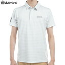 Admiral GOLF(アドミラル ゴルフ) ゴルフウェア 春夏 メンズウエア 小紋柄 プリントシャツ ADMA515 ホワイトM:SSM798 L:SSM7...