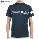 Admiral GOLF(アドミラル ゴルフ) ゴルフウェア 春夏 メンズウエア ビッグロゴモックネックシャツ ADMA518ネイビー M:SSM804 L:S...