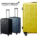 プロテカ コーリー スーツケース ジッパータイプ 68リットル 預け入れ手荷物国際基準3辺合計157cm以内 02273