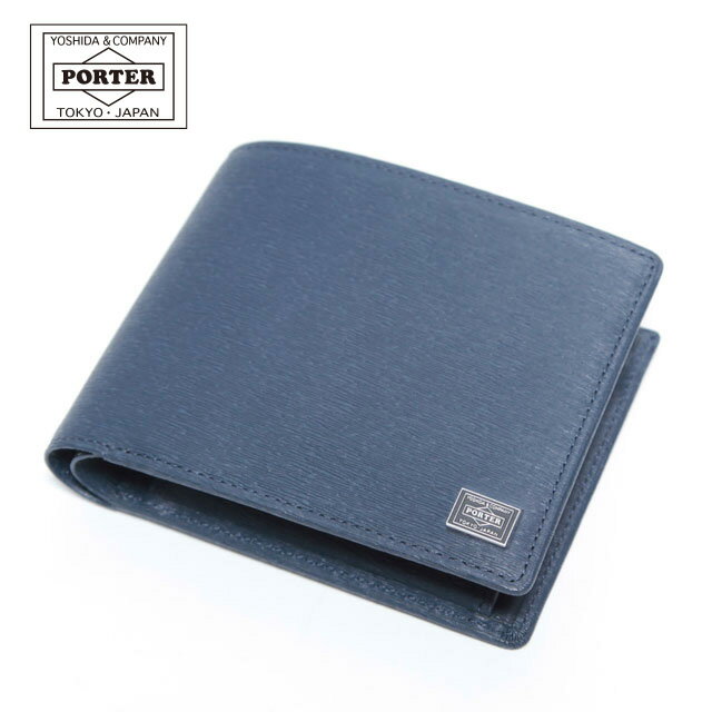 ポーター（PORTER) ポーター カレント ウォレット 052-02204 財布 二つ折り 吉田カバン PORTER CURRENT 小銭入れ部分 ボックス型 メンズ レディース 吉田カバン