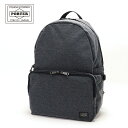 ポーター デイパック 吉田 カバン PORTER FUNCTION DAYPACK L 691-19625 ナイロンポリエステルへリボーン ビジネス 通勤 通学 ブラック 18L A4 B4サイズ ヘリンボーン織り 塩縮加工 デオドラント加工 制菌 抗菌 防臭 消臭機能