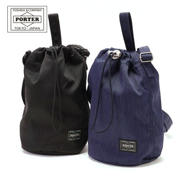 ポーター ショルダーバッグ メンズ レディース ドローストリングバッグ L デニム / PORTER DENIM 892-15102 カジュアル レビュー記入でいせ辰木綿小ふろしきプレゼント 送料 代引き手数料無料 ロープ染色 トラベル 岡山 アウトドア プレゼント 誕生日 かわいい 子供