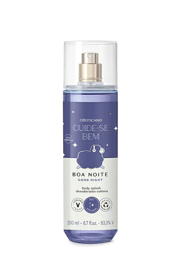 O Boticario オ・ボチカリオ ボディスプラッシュ コロン グッドナイト 200ml ボディケア ブラジル製コスメ O Boticario オ・ボチカリオ ボディスプラッシュ コロン グッドナイト 200ml ボディケア ブラジル製コスメ