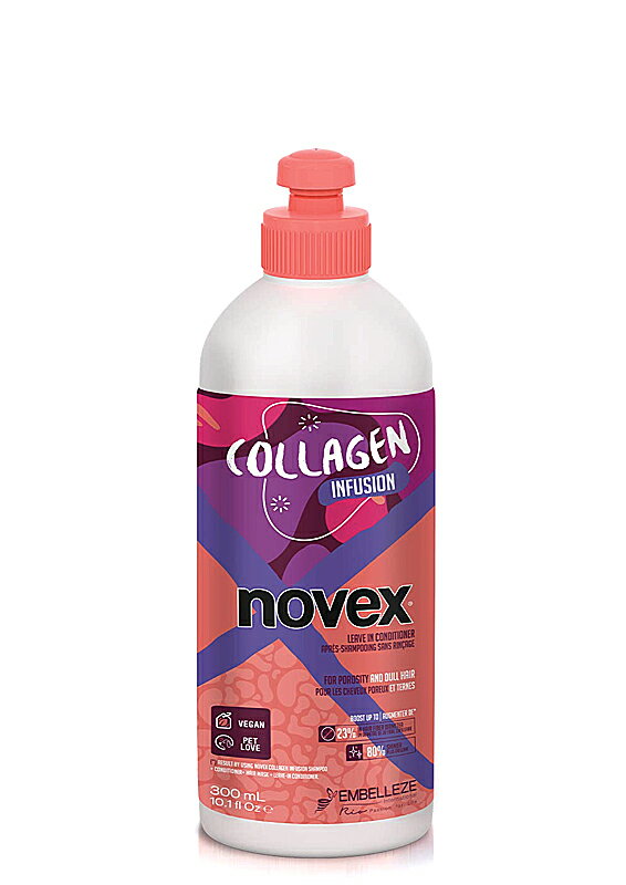 NOVEX ノヴェックス コラーゲンインフュージョン リーブインコンディショナー 300ml ブラジル製ヘアケア（オールヘアタイプ用）