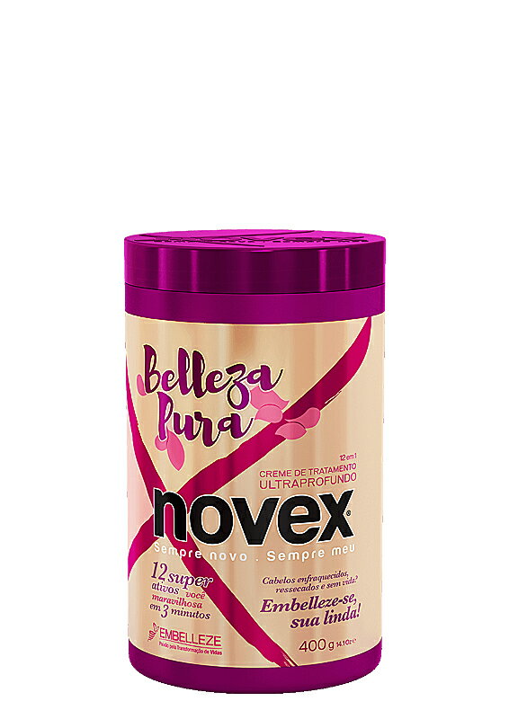 NOVEX ノヴェックス ベレッザピュア ウルトラリペア ヘアトリートメント 400g ブラジル製ヘアマスク（ドライヘア／ダメージヘア用）