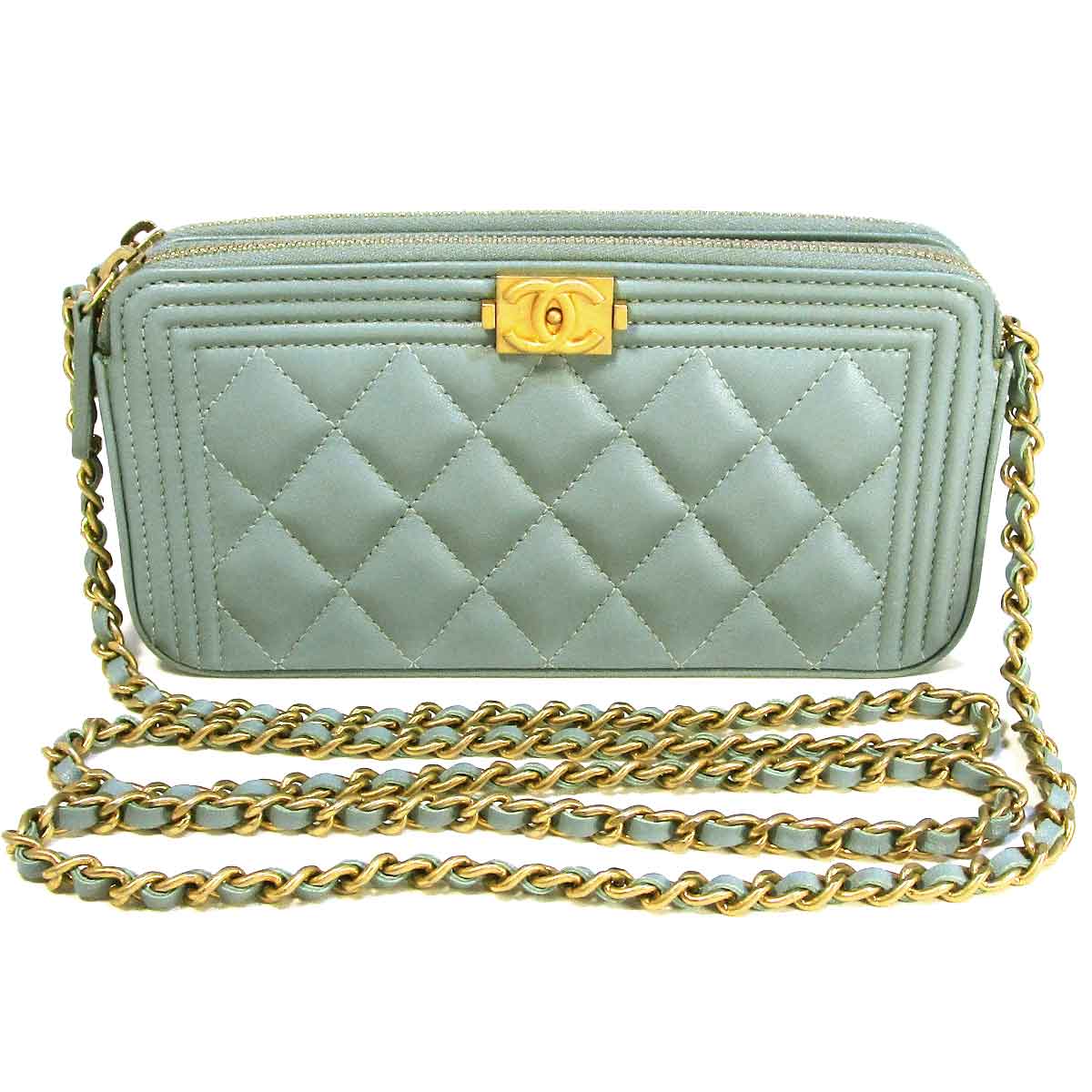 楽天市場】CHANEL ボーイ シャネル(カラーグリーン 楽天市場】CHANEL ボーイ シャネル(カラーグリーン