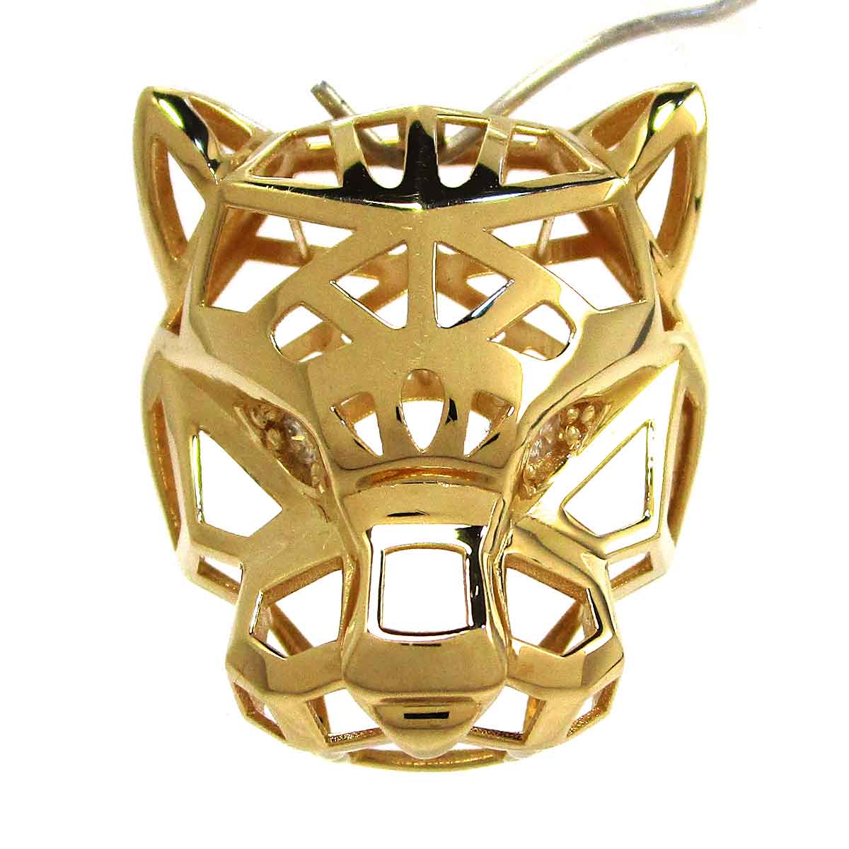 ノーブランド ペンダント ダイヤモンド パンサーヘッド K18 中古 グレード：リサイクル・洗浄のみ サン..